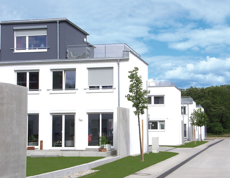 Bau und Immobilien Treml GmbH, 3D Plan, Wohnanlage mit 25 Reihenhäusern Freising bei München Wohnungsbau / Bauträgerobjekte