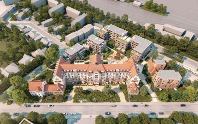 Bau und Immobilien Treml GmbH, Bauobjekt, Luftaufnahme